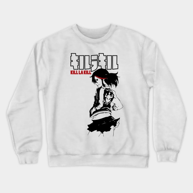 Ryuko Matoi Kill La Kill anime and manga Crewneck Sweatshirt by oncemoreteez